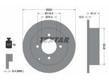 TEXTAR Bremsscheibe 92130900 262mm 10mm für HYUNDAI KIA