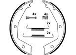 ATE Bremsbackensatz, Feststellbremse 03013740182 für Fiat Peugeot