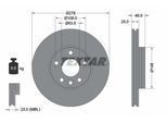 TEXTAR Bremsscheibe PRO 92292303 278mm 25mm für Volvo