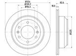 DON Bremsscheibe pcd14322 324mm 18mm für HYUNDAI