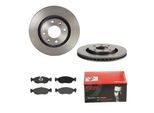BREMBO Bremsensatz, Scheibenbremse 142055915 Vorderachse innenbelüftet 266mm 22mm für Peugeot Citroën DS Opel FENGSHEN (DF-PSA)
