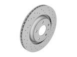 ZIMMERMANN Bremsscheibe 100331652 Hinterachse Gelocht 300mm 22mm für Audi