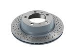 BLUE PRINT Bremsscheibe adv1843123 Hinterachse Gelocht 299mm für Porsche