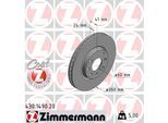 ZIMMERMANN Bremsscheibe COAT Z 430149020 Vorderachse belüftet 260mm 24mm für Opel GM