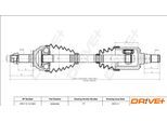 DRIVE+ Antriebswelle dp2110100403 für LAND ROVER