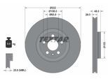 TEXTAR Bremsscheibe PRO+ 92287405 322mm 28mm für Volvo LYNK & CO