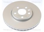 TRISCAN Bremsscheibe 812027158c belüftet 296mm 28mm für Volvo