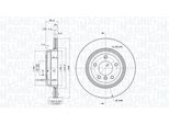 MAGNETI MARELLI Bremsscheibe 360406003901 belüftet 320mm 20mm für BMW