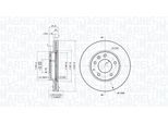 MAGNETI MARELLI Bremsscheibe 360406030601 belüftet 274mm 24mm für MAZDA BESTURN (FAW)