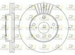 ROADHOUSE Bremsscheibe 664010 Vorderachse belüftet 275mm 25mm für VW TOYOTA