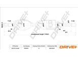 DRIVE+ Antriebswelle dp2110100461 für RENAULT