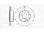 MAGNETI MARELLI Bremsscheibe 361302040572 288mm 25mm für Mercedes