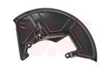 VAN WEZEL Spritzblech, Bremsscheibe 0377371 Vorderachse links für VW