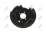 ABAKUS Spritzblech, Bremsscheibe 13107717 Hinterachse links für TOYOTA