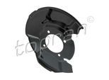 TOPRAN Spritzblech, Bremsscheibe 601787 Vorderachse links für TOYOTA