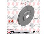 ZIMMERMANN Bremsscheibe 320382420 Vorderachse belüftet 330mm 30mm für KIA