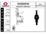 EAI Gelenksatz, Antriebswelle cv22431k für Mercedes