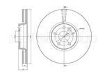 METELLI Bremsscheibe 231272c belüftet 328mm 30mm für Volvo
