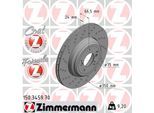 ZIMMERMANN Bremsscheibe 150345970 Hinterachse links 350mm 24mm für BMW