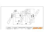 DRIVE+ Gelenksatz, Antriebswelle dp2110101117 für VW Ford VAG