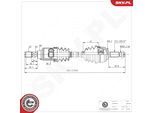 ESEN SKV Antriebswelle 40skv240 für NISSAN