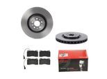 BREMBO Bremsensatz, Scheibenbremse 142055193 Vorderachse innenbelüftet 330mm 32mm für ALFA ROMEO LANCIA Volvo Fiat RENAULT