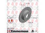 ZIMMERMANN Bremsscheibe SPORT COAT Z 150127052 Hinterachse Gelocht 280mm 10mm für BMW