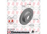 ZIMMERMANN Bremsscheibe 150128320 Hinterachse außenbelüftet 276mm 19mm für BMW (BRILLIANCE)