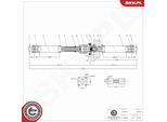 ESEN SKV Antriebswelle 76skv135 Hinterachse für TOYOTA