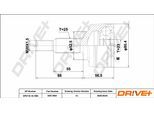 DRIVE+ Gelenksatz, Antriebswelle dp2110101864 für NISSAN RENAULT DACIA