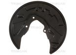 TRISCAN Spritzblech, Bremsscheibe 812528207 Hinterachse links für Peugeot