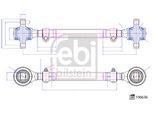 FEBI BILSTEIN 196636 Hinterachse für Iveco IRISBUS