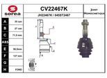 EAI Gelenksatz, Antriebswelle cv22467k