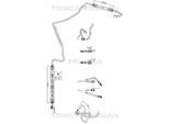TRISCAN Hydraulikschlauch, Lenkung 851629009 von Hydraulikpumpe nach Lenkgetriebe für VW Skoda