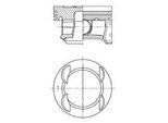 KOLBENSCHMIDT Kolben 41007620 für Opel