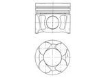 KOLBENSCHMIDT Kolben 41070620 für Fiat