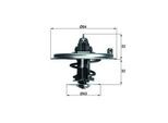 MAHLE Thermostat, Kühlmittel tx3680d für BMW