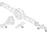 CORTECO Dichtungssatz, Differential 19536184 hinten