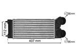 VAN WEZEL Ladeluftkühler 40004334 für Peugeot