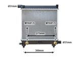 VAN WEZEL Kühler, Motorkühlung 30002064 für Mercedes