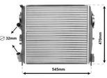 VAN WEZEL Kühler, Motorkühlung 43002325 für RENAULT