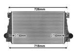 VAN WEZEL Ladeluftkühler 58004371 für VW