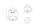 FEBI BILSTEIN 38537 Hinterachse 258mm für DAF