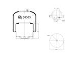 FEBI BILSTEIN 38363 Hinterachse rechts 180mm für Mercedes