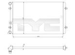 TYC Kühler, Motorkühlung 7020033 für VW SEAT