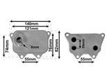 VAN WEZEL Ölkühler, Motoröl 03013704 für VW
