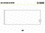 GLYCO Pleuellager 0147294std