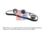 AKS DASIS Wasserpumpe + Zahnriemensatz 570294n für Ford MITSUBISHI VAG
