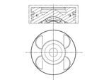 MAHLE Kolben 001pi00105000 für Mercedes