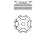 MAHLE Kolben 0122000 für Opel